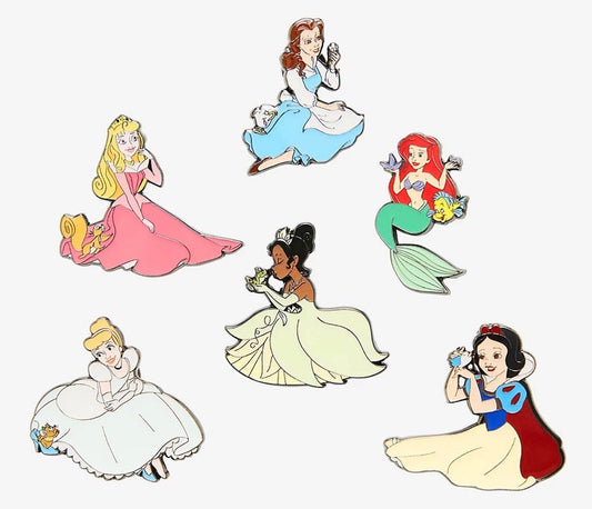 Disney Princess Sitting Blind Box Pins at Hot Topic