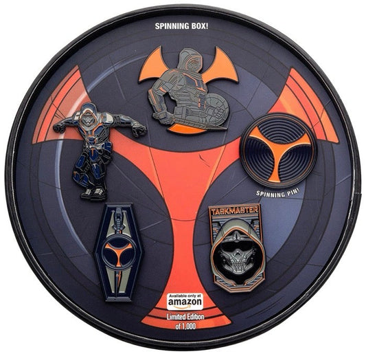 Marvel Studios Black Widow Taskmaster Pin Set at Amazon