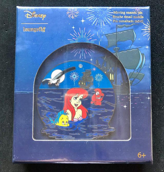 Little Mermaid Limited Edition Loungefly Disney Pin in Box