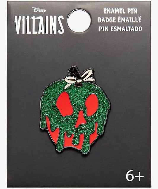 Snow White And The Seven Dwarfs Glitter Poison Apple Disney Pin at Hot Topic