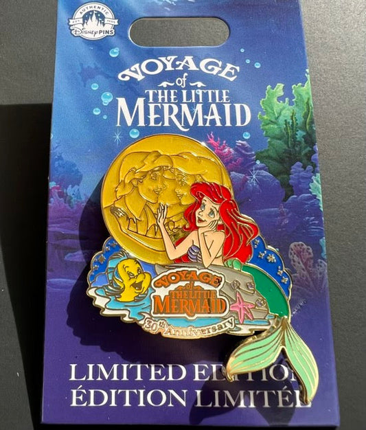 Voyage of the Little Mermaid 30th Anniversary Pin