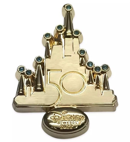 Walt Disney World 50th Anniversary Cinderella Castle Disney Visa Cardmember Exclusive 2022 Pin