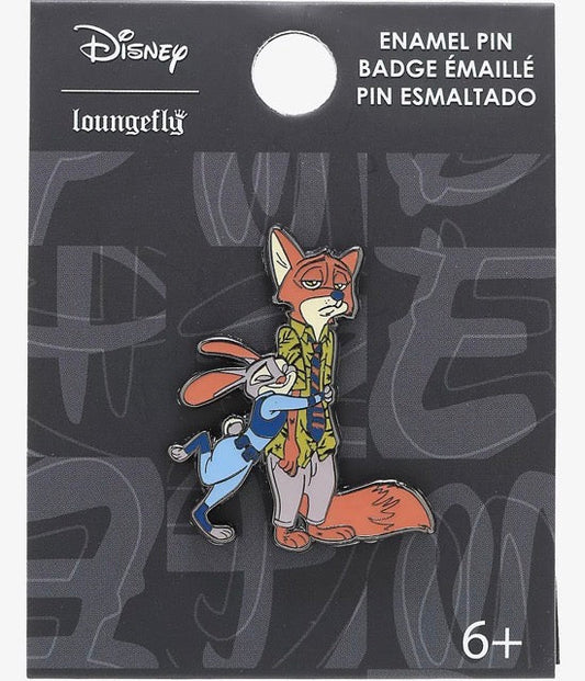 Zootopia Nick & Judy Hug Disney Pin at Hot Topic