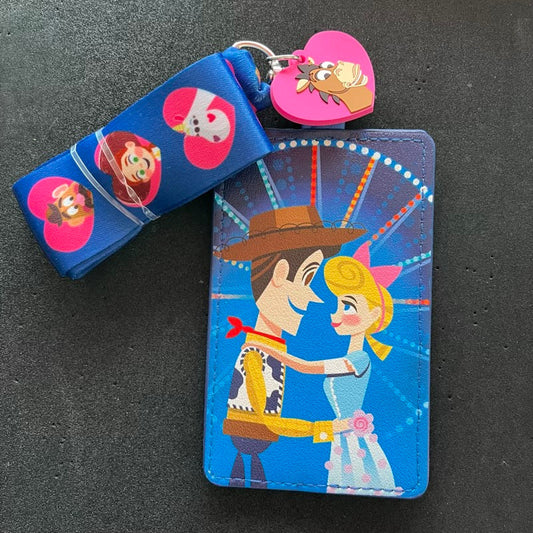 Disney Pixar Toy Story Ferris Wheel Loungefly Cardholder Lanyard
