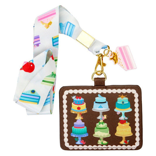 Disney Princess Cakes Lanyard with Card Holder