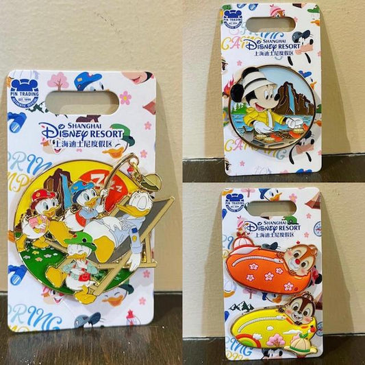 Disney Spring Time Series Pins at Shanghai Disney Resort