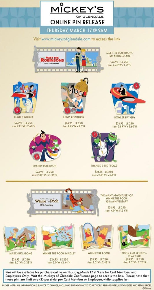Mickey's of Glendale Pin Release