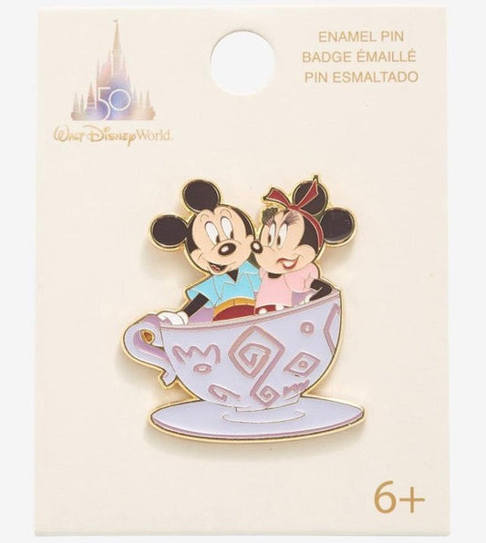 Mickey & Minnie Mouse Mad Tea Party Pin