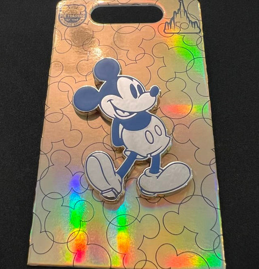 Mickey Mouse EARidescent Blue WDW 50th Anniversary Pin