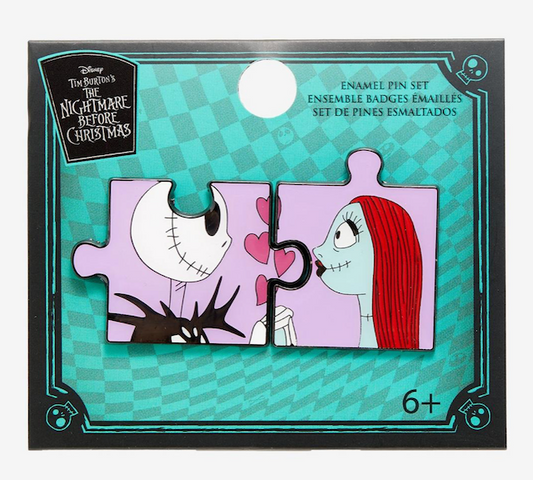Nightmare Before Christmas Puzzle Piece Pin Set at Hot Topic