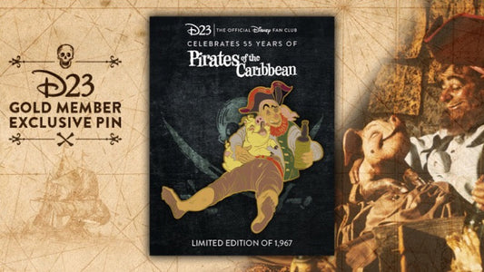 Pirates of the Caribbean 55th Anniversary D23 Exclusive Disney Pin