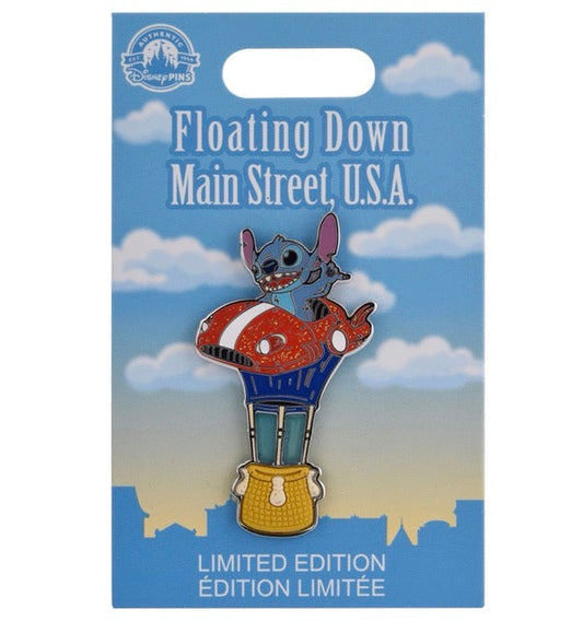 Stitch ''Floating Down Main Street U.S.A.'' Completer Disney Pin