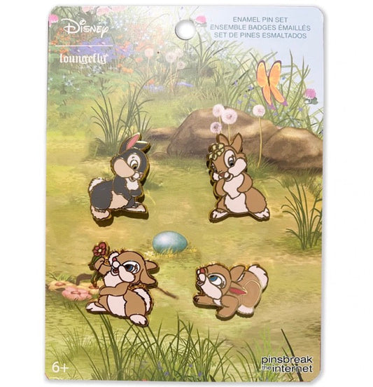 The Bunnies Loungefly x Pins Break the Internet Disney Pin Set