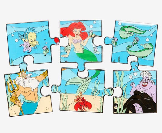 The Little Mermaid Underwater Scene Puzzle Blind Box Pin Set at BoxLunch