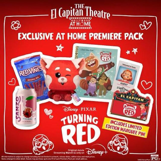 Turning Red Limited Edition Pin Release at DIsney Studio Store Hollywood