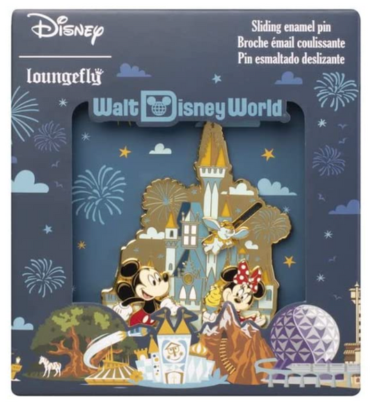 Walt Disney World 50th Anniversary Jumbo Loungefly Pin at Amazon