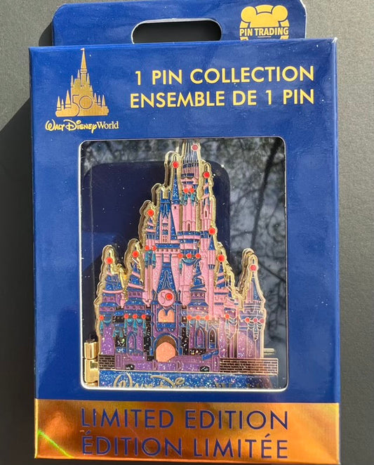 Cinderella Castle WDW 50th Anniversary Disney Pin