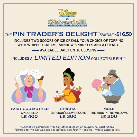 Fairy Godmother, Chicha & Mole Pin Trader’s Delight – April 26, 2022