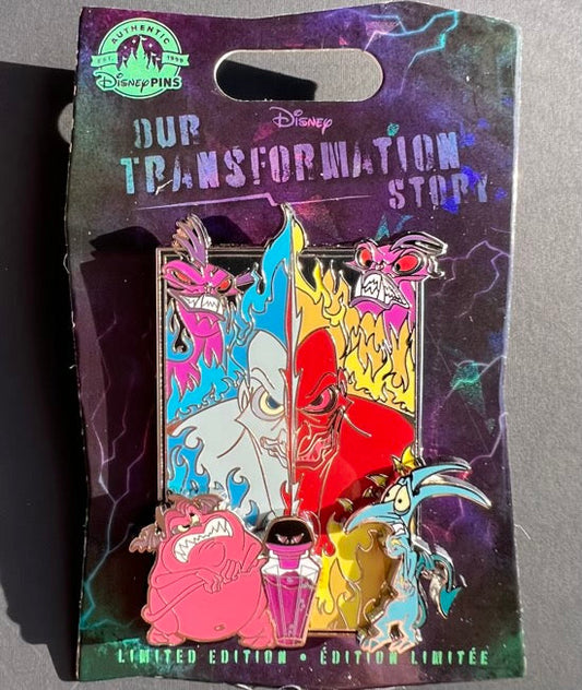 Hades Our Transformation Story Disney Pin