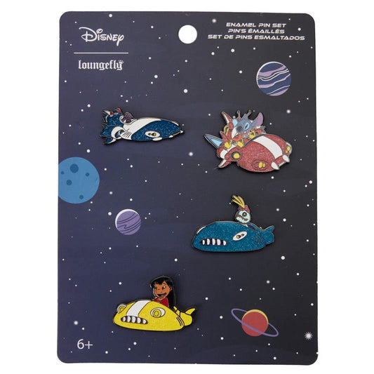 Lilo & Stitch Space Adventure Loungefly Disney Pin Set