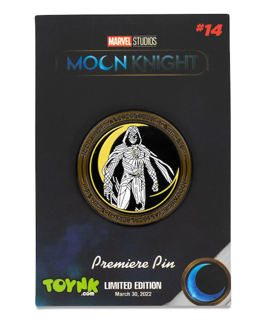 Marvel Studios Moon Knight Pin at Toynk - On Card