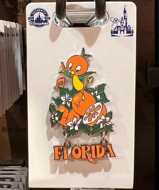 Orange Bird Florida WDW 50th Anniversary Vault Collection Pin