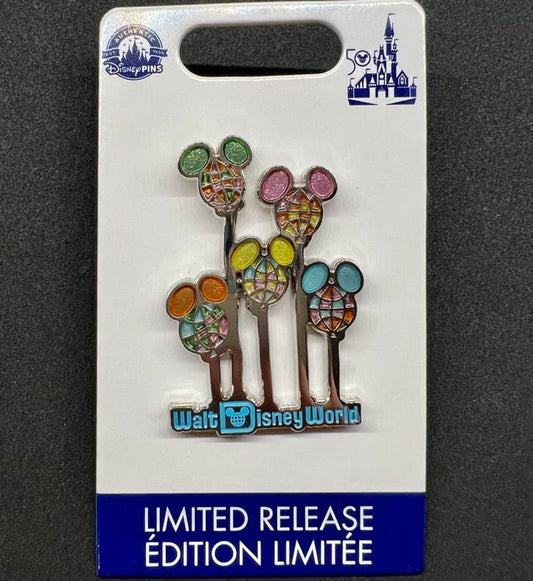 Retro Balloons WDW 50th Anniversary Vault Collection Pin