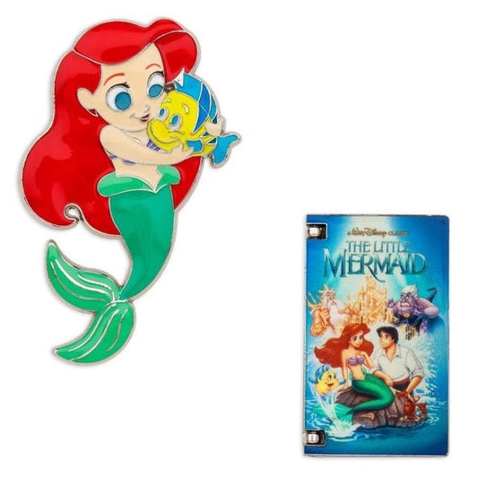 The Little Mermaid VHS Disney Pin Set