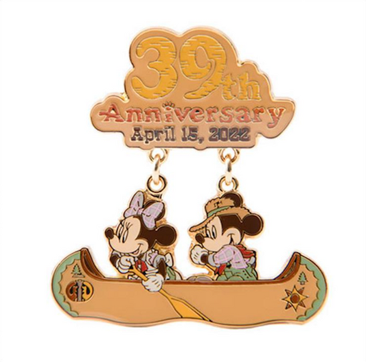 Tokyo Disney Resort 39th Anniversary Pin