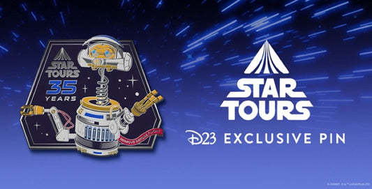 Star Tours 35th Anniversary D23 Exclusive Disney Pins