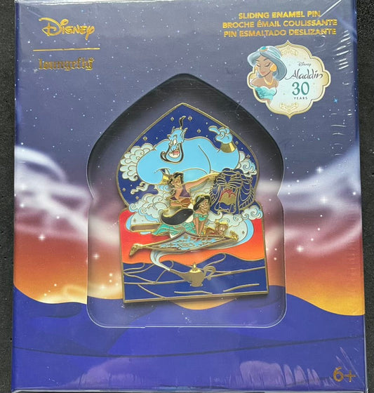 Aladdin 30th Anniversary Limited Edition Loungefly Disney Pin