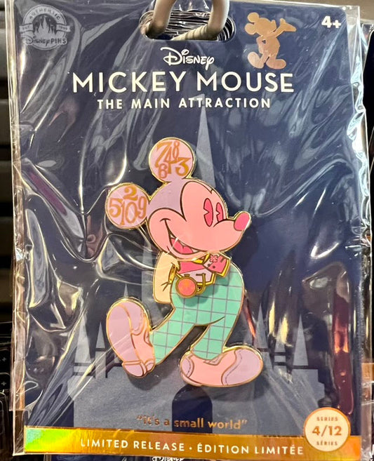 It’s a small world Mickey Mouse The Main Attraction Disney Pin