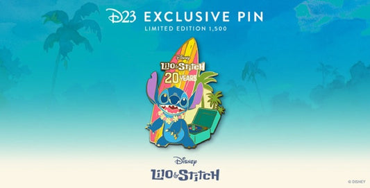 Lilo & Stitch 20th Anniversary D23 Exclusive Disney Pin