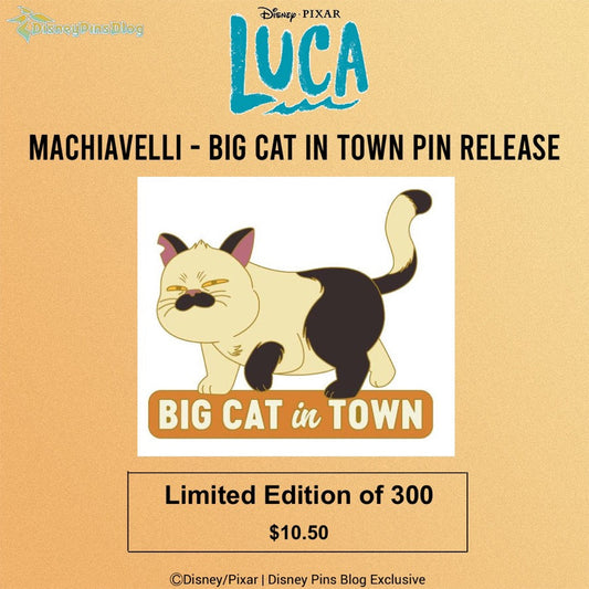Luca Machiavelli Pin Release – Disney Pins Blog Exclusive