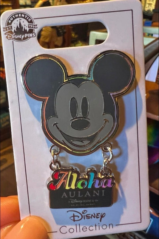 Mickey Mouse Rainbow Aulani 2022 Disney Pin