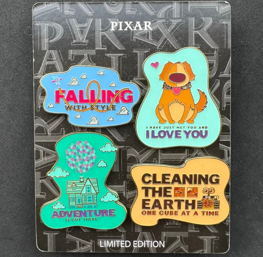 Up, Toy Story and WALL-E Limited Edition Pin Set at Amazon