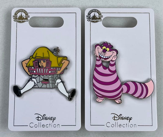 Alice & Cheshire Cat 2022 Disney Pins