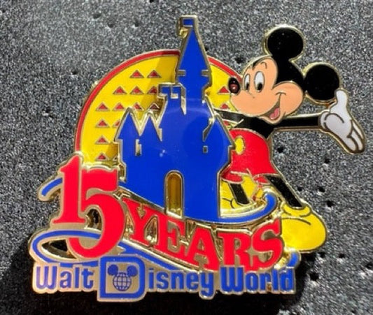 Closer Look 15th Anniversary Walt Disney World Vault Collection Pin