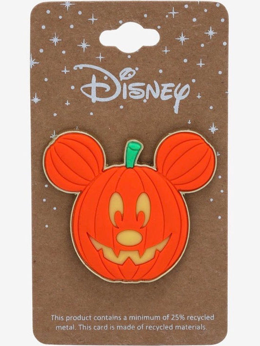 Mickey Mouse Jack-O’Lantern Glow-in-the-Dark BoxLunch Pin