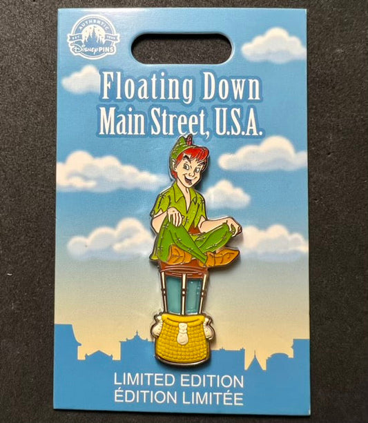 Peter Pan Floating Down Main Street USA Disney Pin