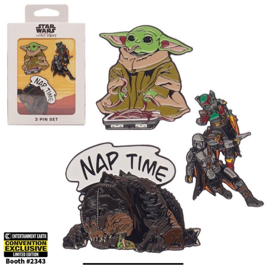 Star Wars: The Book of Boba Fett Nap Time Pins 3-Pack