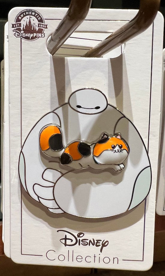 Baymax and Mochi 2022 Disney Pin