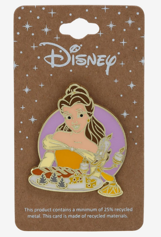 Beauty and the Beast Belle and Lumiere Dinner Pin
