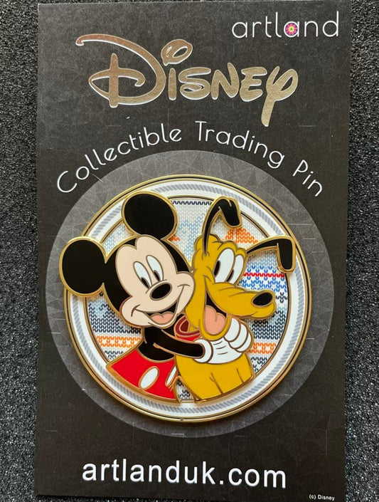 Cosy Mickey and Pluto ArtLand Disney Pin