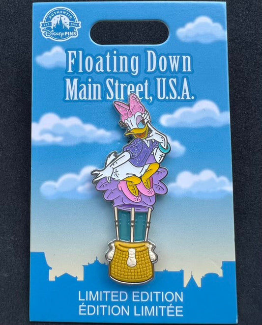 Daisy Duck Floating Down Main Street USA Disney Pin