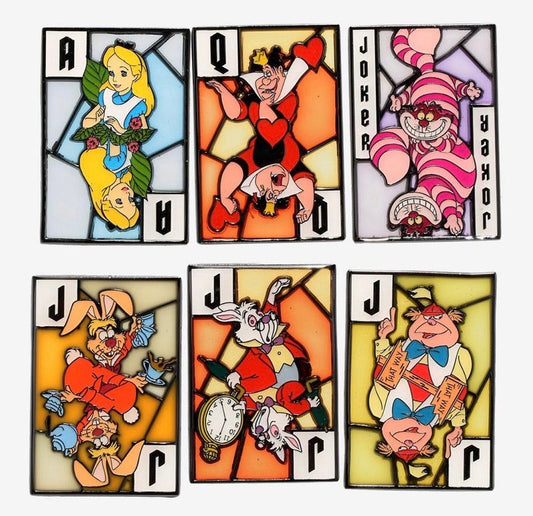 Disney Alice In Wonderland Cards Blind Box Pins at Hot Topic