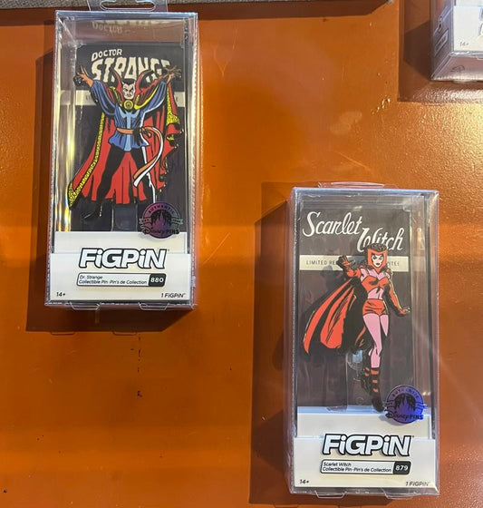 Doctor Strange and Scarlet Witch FiGPiN Exclusives at Disney Parks