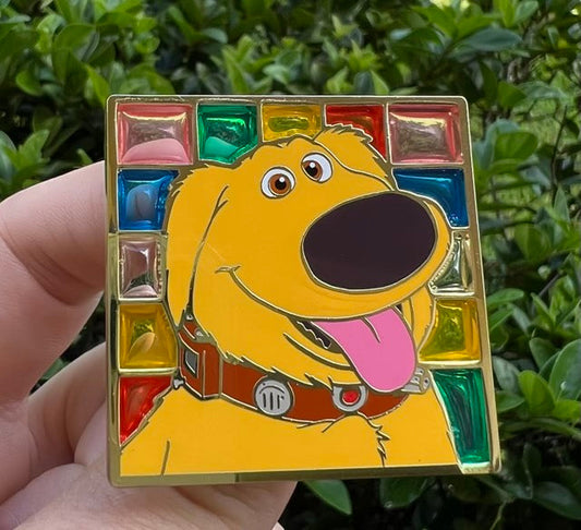 Dug Pixar Stained Glass Disney Pin