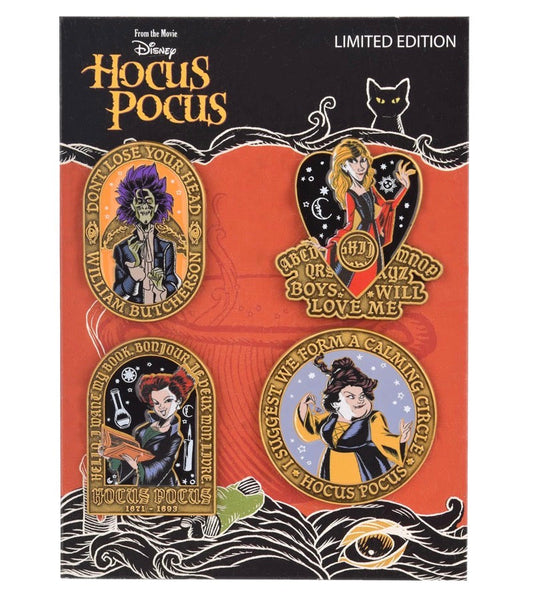 Hocus Pocus Limited Edition Disney Pin Set at Amazon
