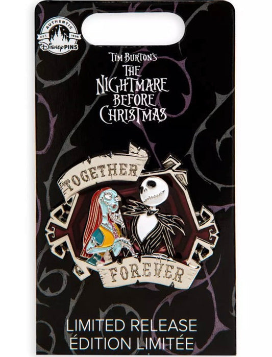 Jack Skellington and Sally NBC 2022 Disney Pin